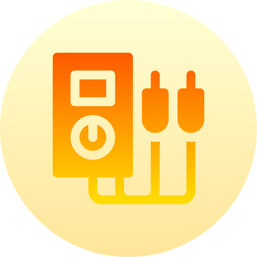 Multimeter Basic Gradient Circular icon