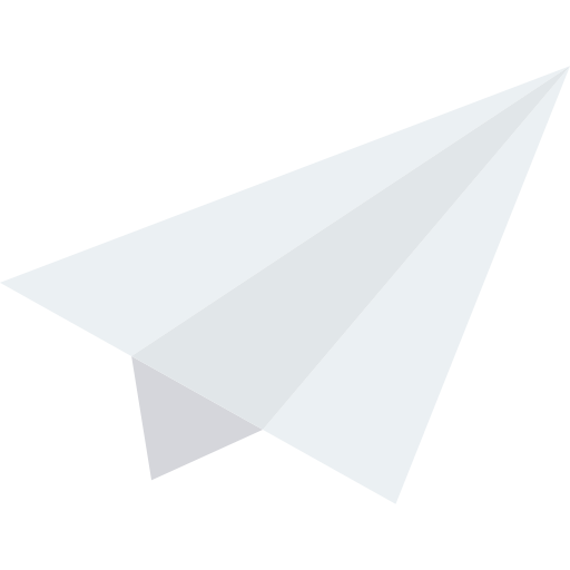 Paper plane Dinosoft Flat icon