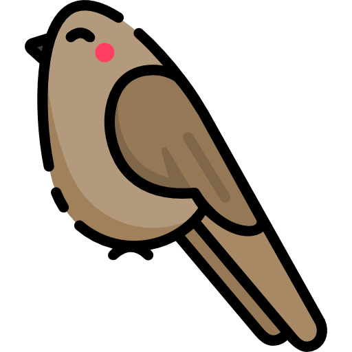 pájaro icono gratis