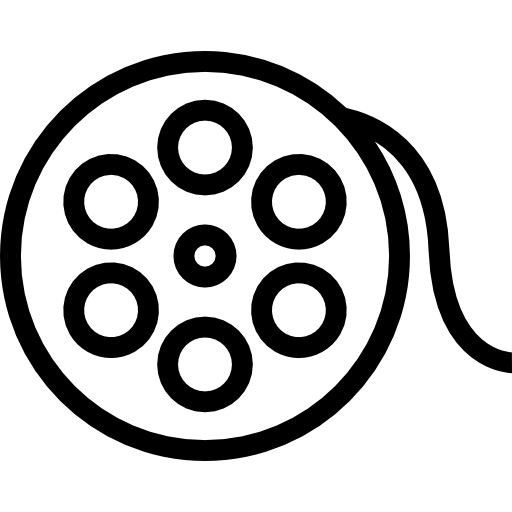 Film reel Dinosoft Lineal icon