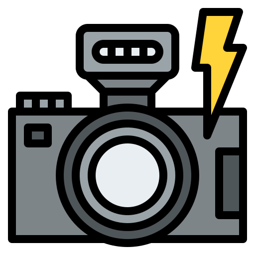 Flash de la cámara - Iconos gratis de pasatiempos tiempo libre