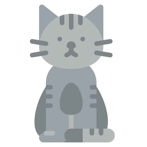 Cat Icon Grey - Openclipart