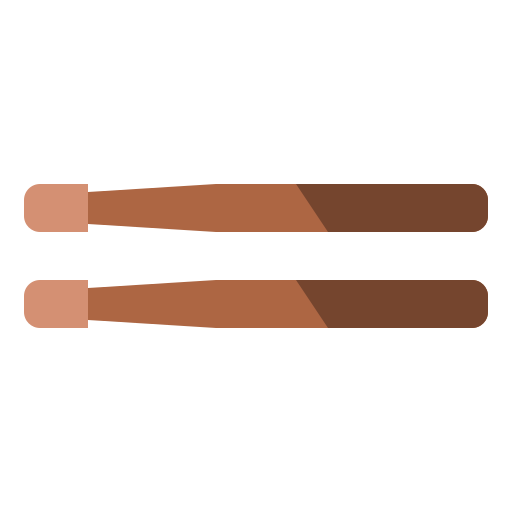 Drumsticks free icon Drumsticks free icon