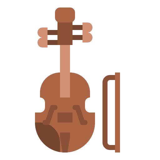 violín icono gratis