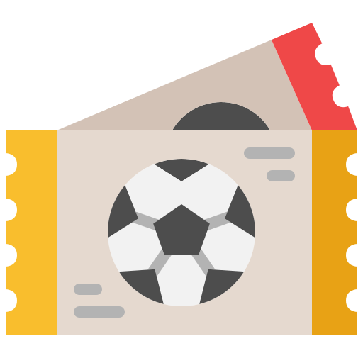 Um ícone plano de jogo de futebol download