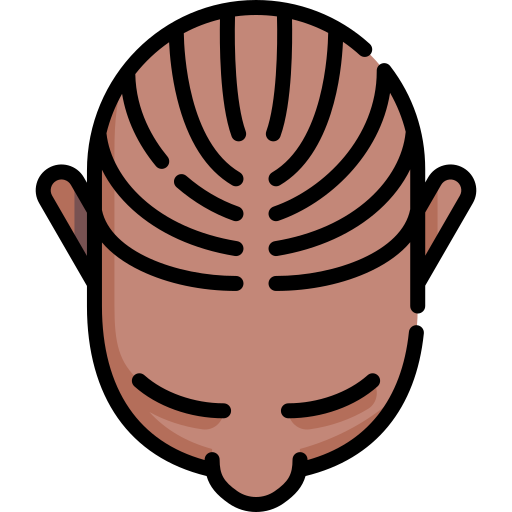 cornrows icono gratis