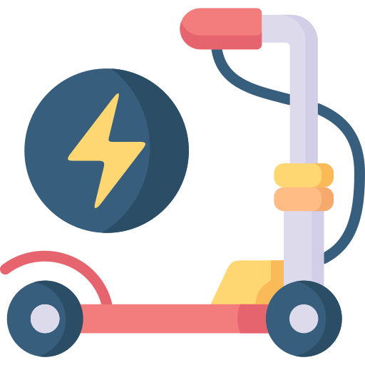 scooter electrico icono gratis