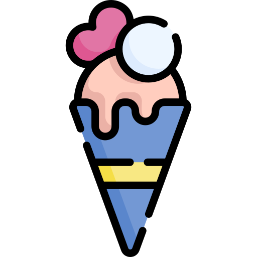 cucurucho de helado icono gratis