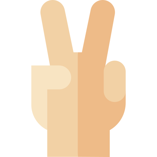 Peace Basic Straight Flat icon