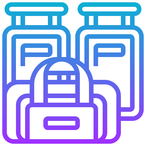 Luggage free icon Luggage free icon