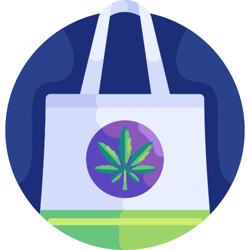 Cannabis Detailed Flat Circular Flat Icon