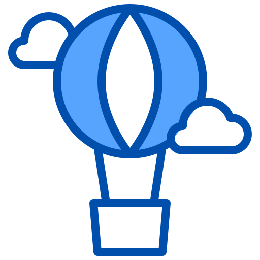 Hot air balloon xnimrodx Blue icon