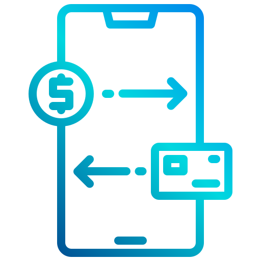 pago en línea icono gratis