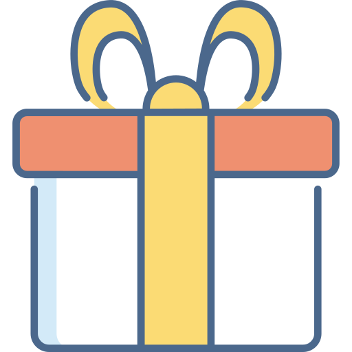 caixa de presente grátis ícone