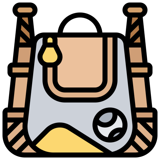 bolsa de béisbol icono gratis