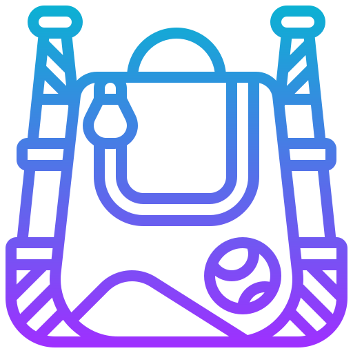 bolsa de béisbol icono gratis
