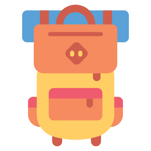 mochila icono gratis