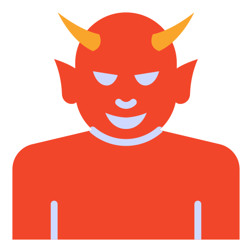 Devil Good Ware Flat icon