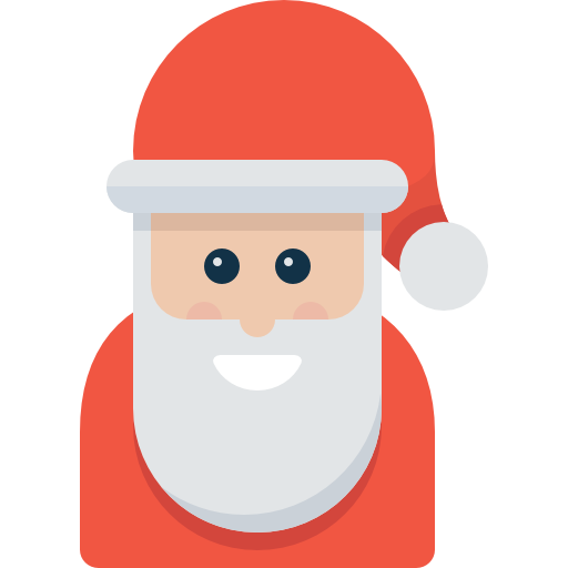 papá noel icono gratis