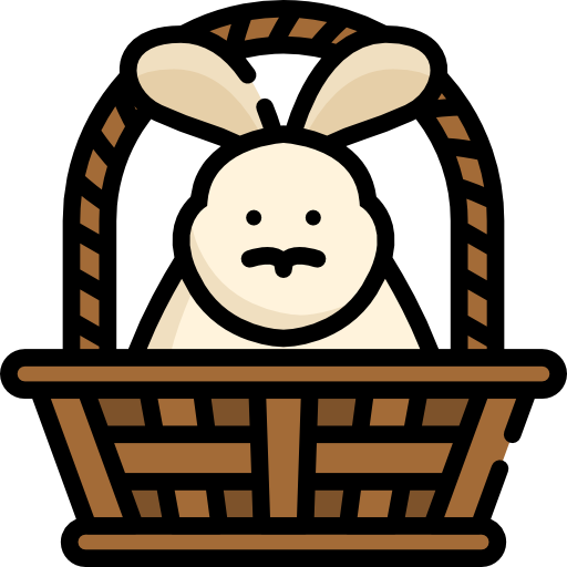 conejo de pascua icono gratis