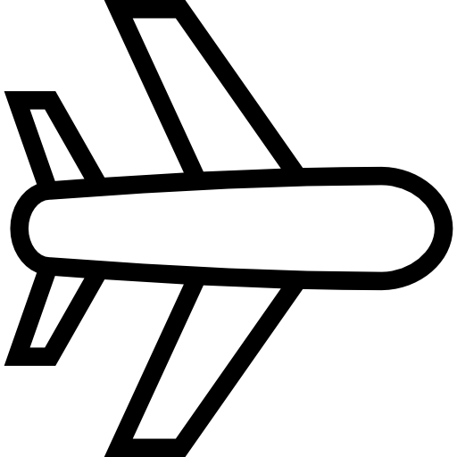 avión icono gratis