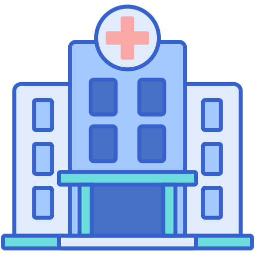 Hospital Flaticons Lineal Color icon