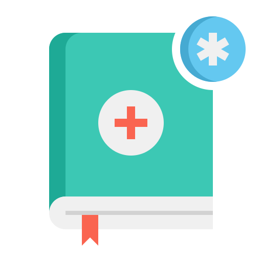 libro medico icono gratis