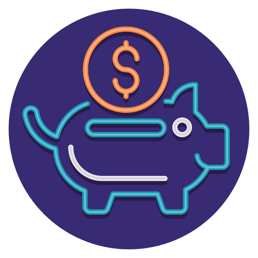 Savings Flaticons Flat Circular Icon