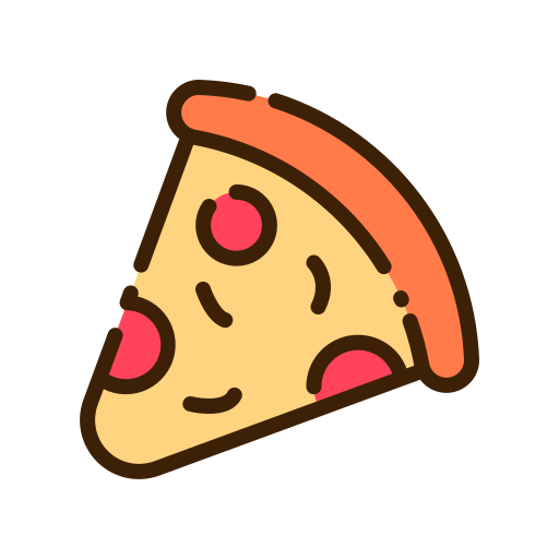 Pizza Good Ware Lineal Color icon