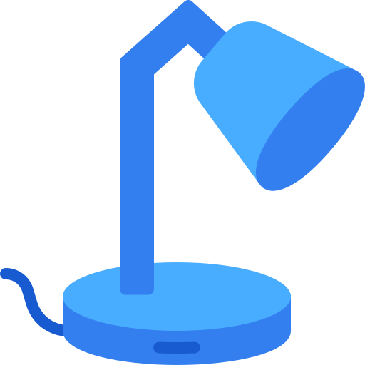Desk lamp free icon
