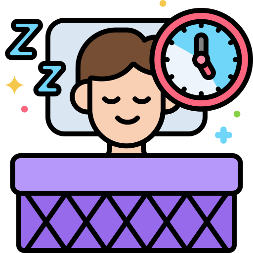 Sleep Flaticons Lineal Color Icon 