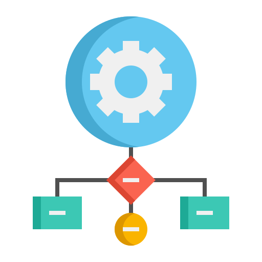 flujo de trabajo icono gratis
