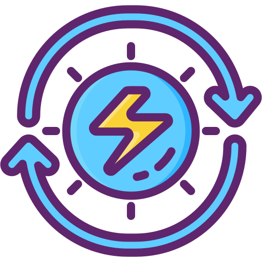 energía renovable icono gratis