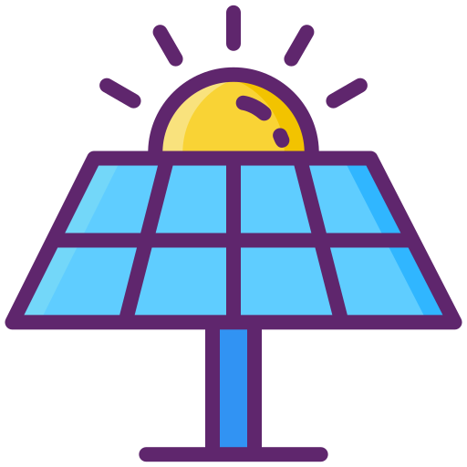 energía solar icono gratis