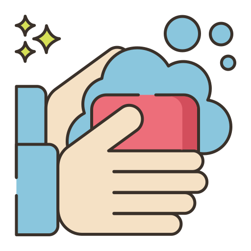 Washing hands Flaticons Lineal Color icon