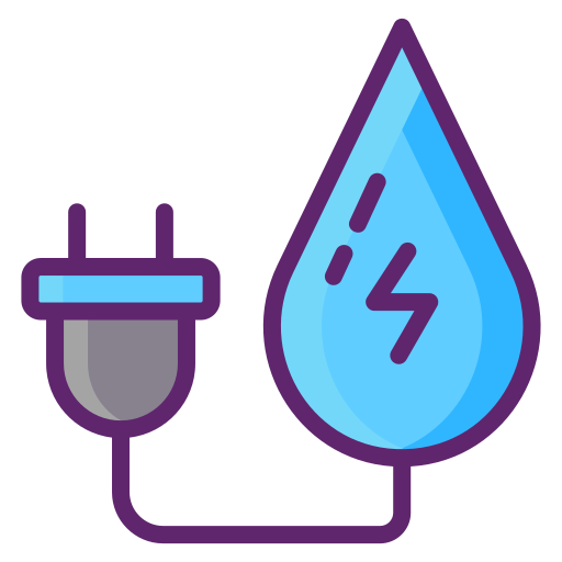 energía del agua icono gratis