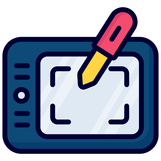 Drawing tablet free icon