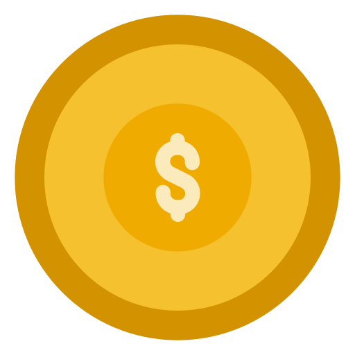 Dollar coin Generic Flat icon