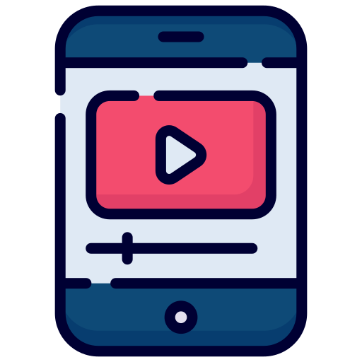 reproductor de video icono gratis