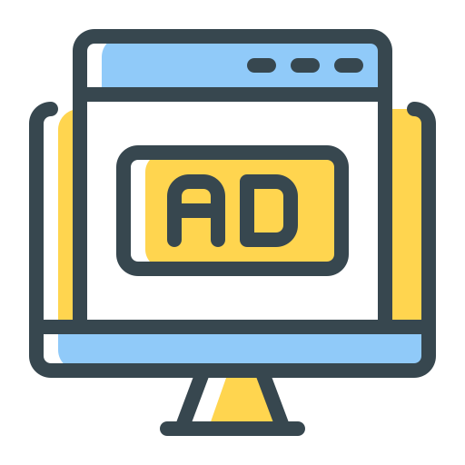 publicidad online icono gratis