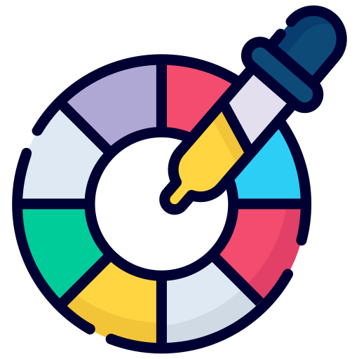 paleta de cores grátis ícone