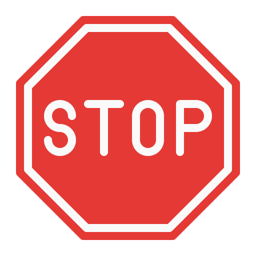 Stop free icon