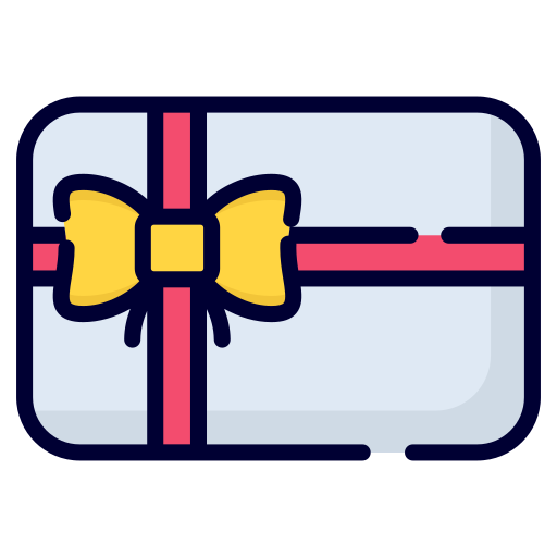 Gift card Generic Outline Color icon