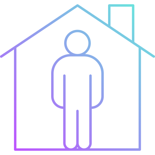 rester à la maison Icône gratuit