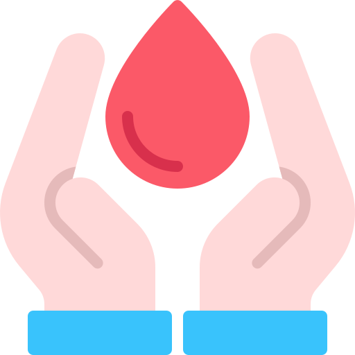 donación de sangre icono gratis