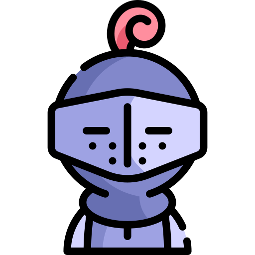 Helmet Kawaii Lineal color icon