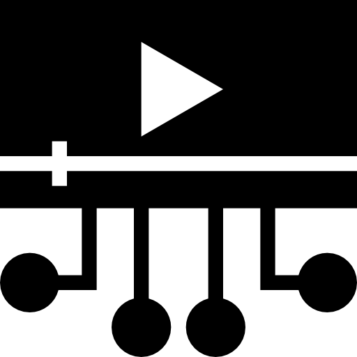 reproductor de video icono gratis