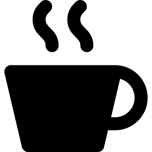 Coffee cup Basic Rounded Filled icon