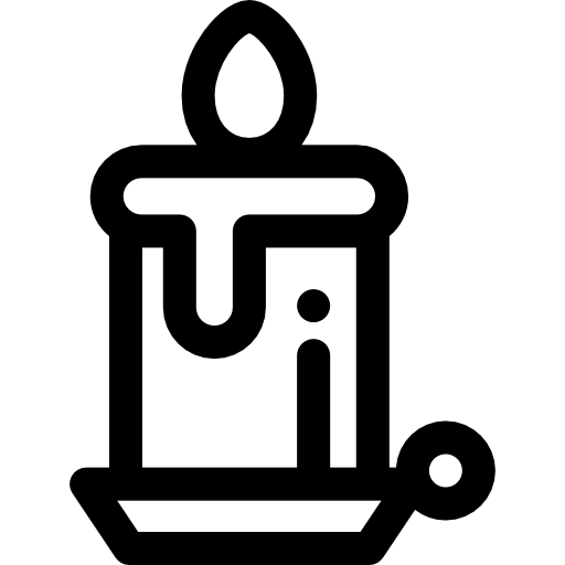 Candle Detailed Rounded Lineal icon