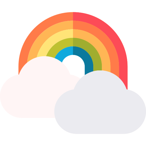 Rainbow free icon Rainbow free icon